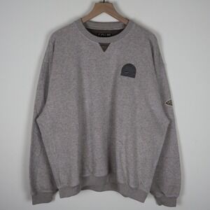 Vintage Crooked Stick Golf Club Carmel Indiana Sweatshirt Beige Size XL 27.5x28